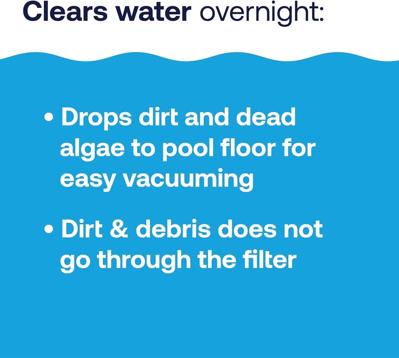 HTH Pool Flocculant Liquid | Clears Cloudy Water | Fast-Acting | 32 Fl Oz | Pack of 2 - Image 3